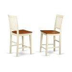 5 Pc Counter Height Set-Pub Table And 4 Bar Stools With Backs