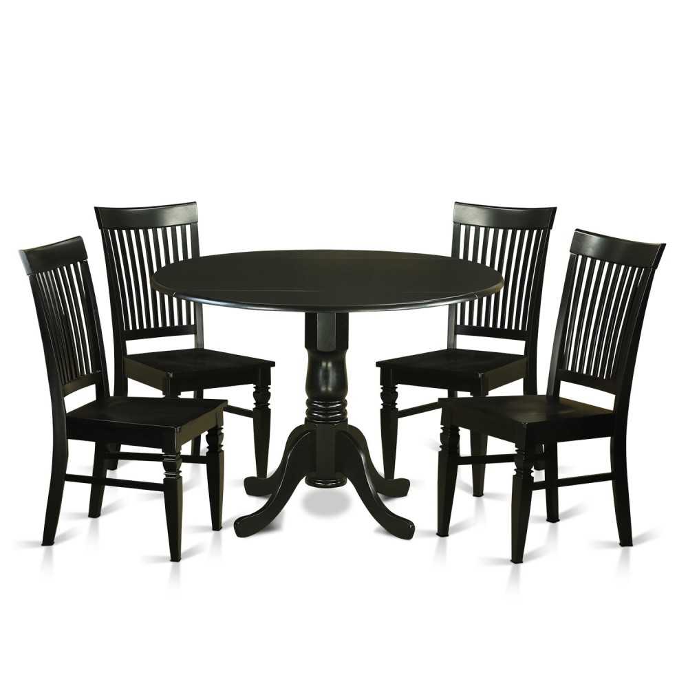 5 Pc Small Kitchen Table Set - Table And 4 Dining Chairs