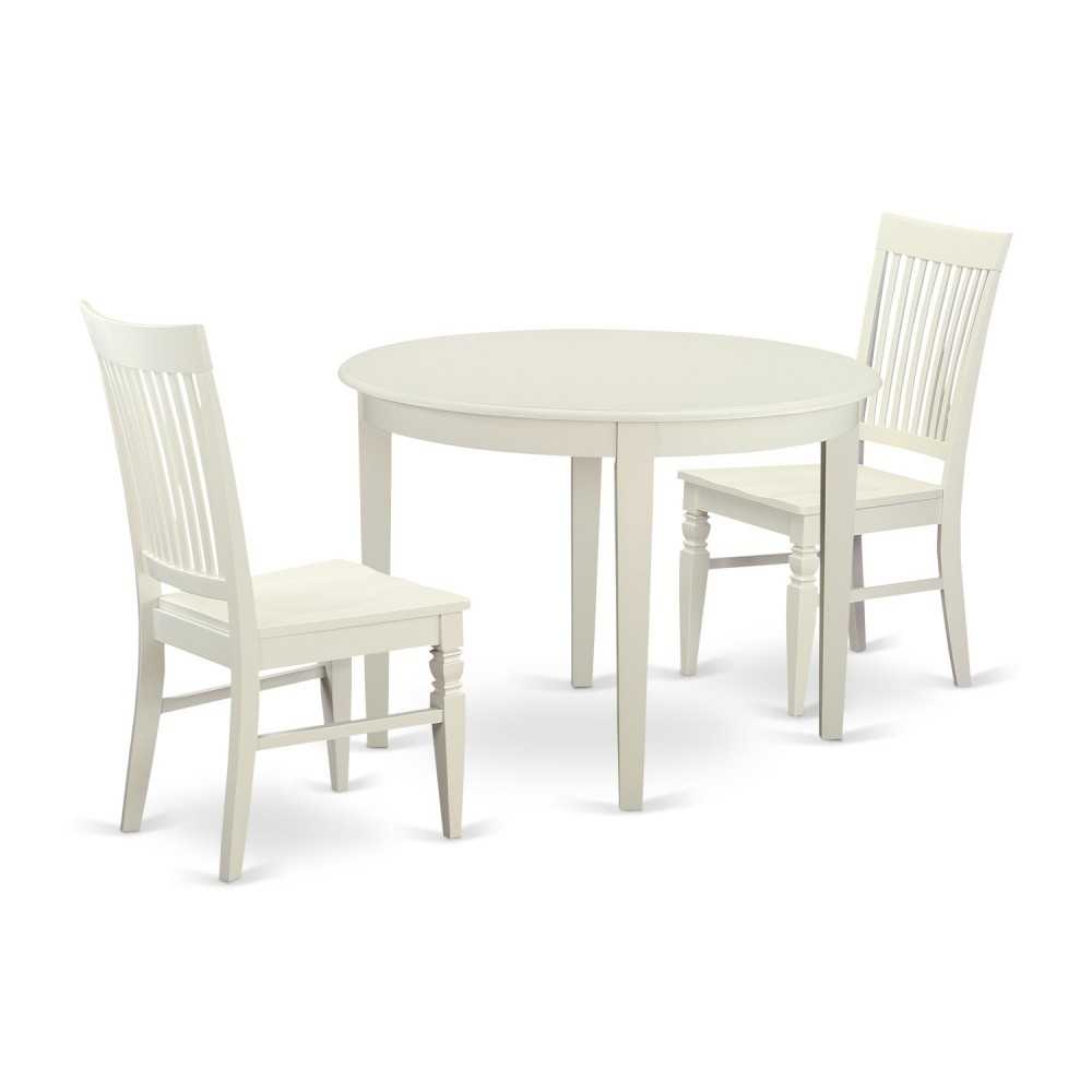 3 Pc Table And Chair Set For 2-Dinette Table And 2 Kitchen Chairs