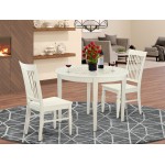 3 Pc Table And Chair Set For 2-Dinette Table And 2 Kitchen Chairs