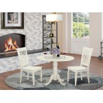 3 Pc Dining Room Set For 2-Kitchen Table And 2 Kitchen Dining Chairs