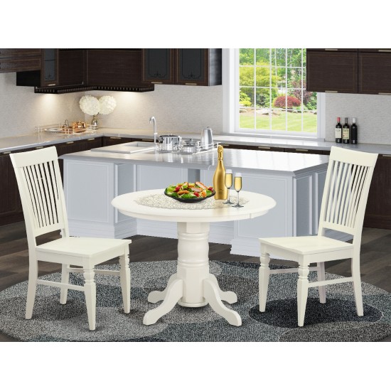 3 Pc Dining Room Set For 2-Kitchen Dinette Table And 2 Dining Chairs