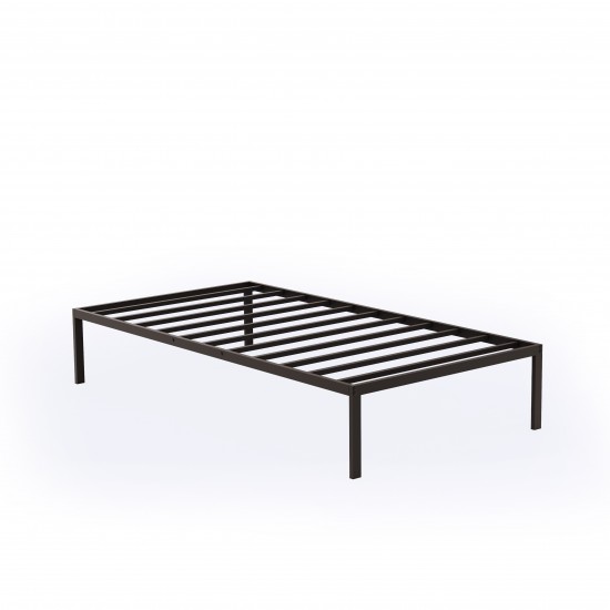 Norwich Bed Frame, 4 Hardwood Legs Magnificent Bed In Powder Coating Black Color