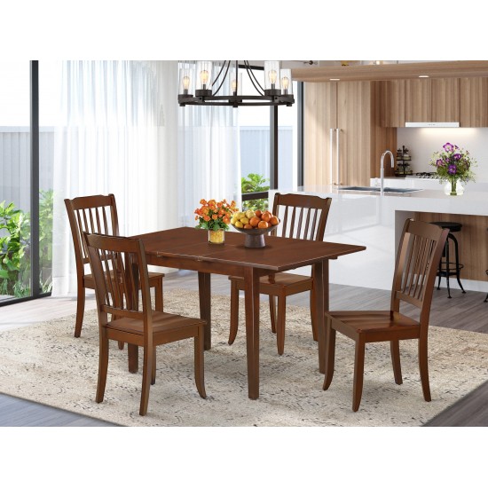 5 Pc Kitchen Nook Dining Set-Breakfast Nook And 4 Dining Chairs