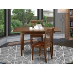 3 Pc Kitchen Nook Dining Set - Table With A 12In Leaf And 2 Dining Chairs