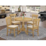 5 Pc Dinette Table Set - Small Kitchen Table And 4 Dining Chairs