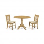 3 Pc Kitchen Nook Dining Set-Small Table And 2 Dinette Chairs