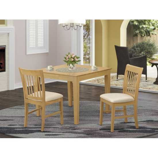 3 Pc Dining Room Set - Table And 2 Dinette Chairs