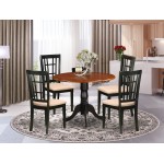 5 Pc Kitchen Table Set-Dining Table And 4 Wood Kitchen Chairs