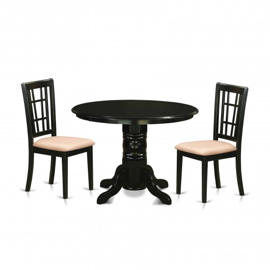 3 Pckitchen Table Set-Kitchen Dinette Table And 2 Kitchen Chairs