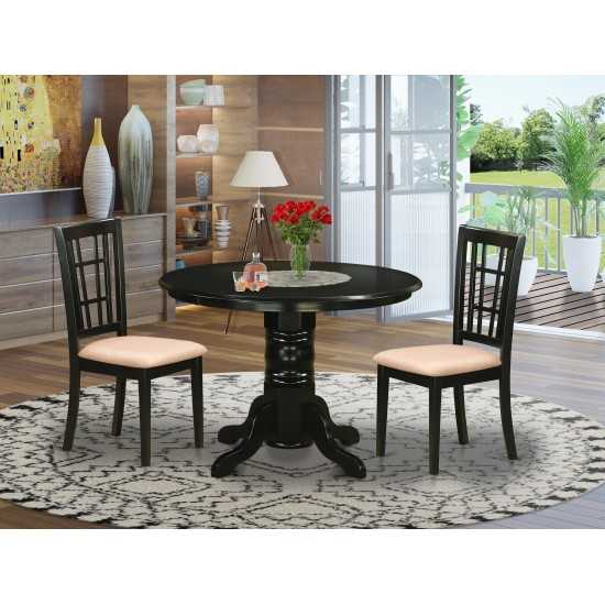 3 Pckitchen Table Set-Kitchen Dinette Table And 2 Kitchen Chairs