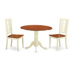 3 Pc Dinette Set For 2-Table And 2 Dinette Chairs