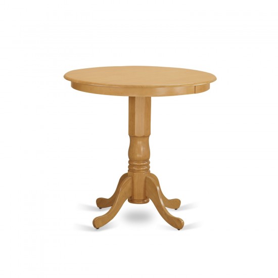 Japb5-Oak-C 5 Pc Dining Counter Height Set-Pub Table And 4 Counter Height Stool