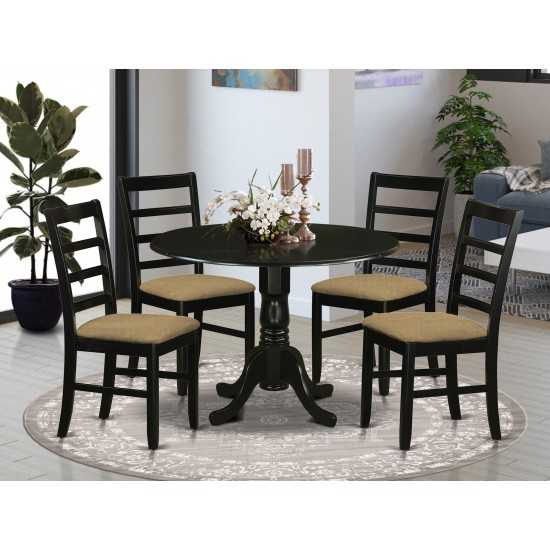 5 Pckitchen Table Set - Small Kitchen Table And 4 Kitchen Dining Chairs