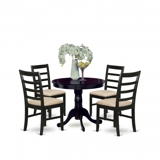 5 Pc Kitchen Table Set-Small Table Plus 4 Kitchen Chairs