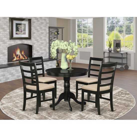 5 Pc Kitchen Table Set-Small Table Plus 4 Kitchen Chairs