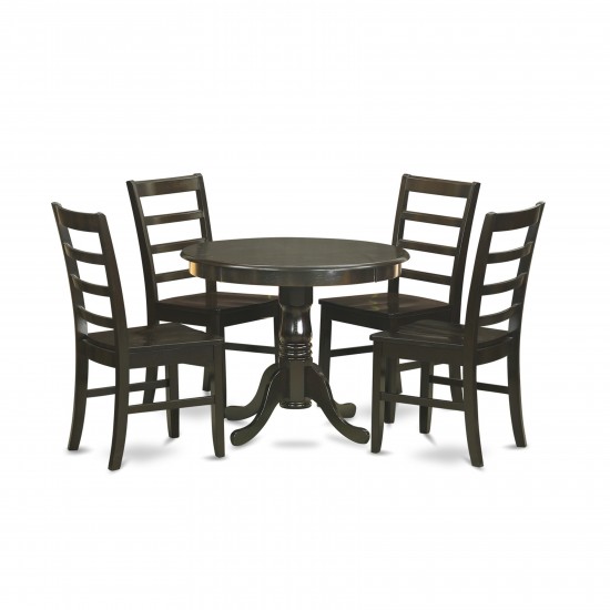 5 Pc Small Kitchen Table Set- Table Plus 4 Kitchen Dining Chairs