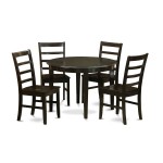 5 Pc Kitchen Table Set-Dining Table And 4 Dinette Chairs