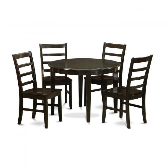 5 Pc Kitchen Table Set-Dining Table And 4 Dinette Chairs