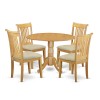 5 Pc Dublin Kitchen Table Set-Dining Table And 4 Cushion Kitchen Chairs