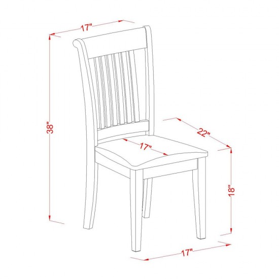 3 Pc Small Kitchen Table And Chairs Set-Breakfast Nook Plus 2 Dinette Chairs