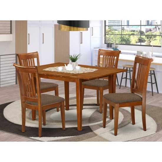 5 Pc Dinette Set-Small Dining Tables And 4 Dining Chairs