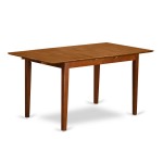5 Pc Small Kitchen Table Set Table With Leaf And 4 Dining Chairs