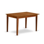 5 Pc Small Kitchen Table Set Table With Leaf And 4 Dining Chairs