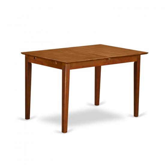 5 Pc Small Kitchen Table Set Table With Leaf And 4 Dining Chairs