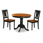 Dining Set - 3 Pcs With 2 Wooden Chairs