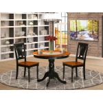 Dining Set - 3 Pcs With 2 Wooden Chairs