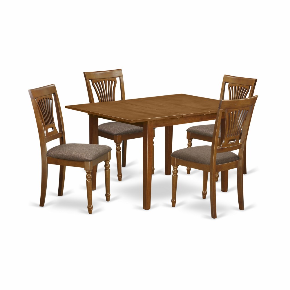 5 Pc Small Kitchen Table Set-Small Dining Tables And 4 Kitchen Chairs