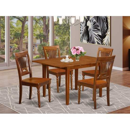 5 Pc Kitchen Nook Dining Set-Kitchen Tables 4 Chairs For Dining Room