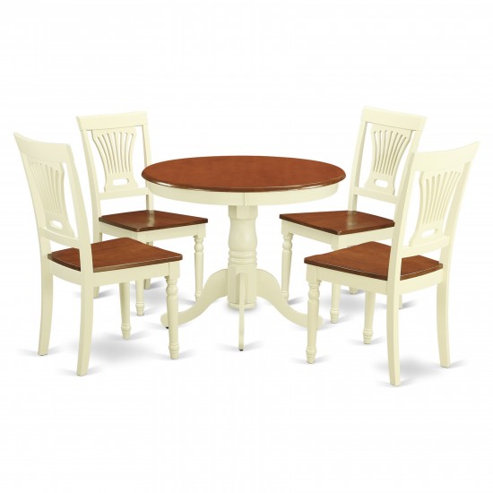 5 Pc Kitchen Table Set-Small Kitchen Table Plus 4 Kitchen Dining Chairs