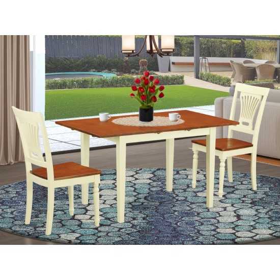 3 Pckitchen Table Set-Dining Table And 2 Kitchen Chairs