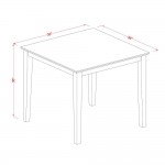 5 Pcpub Table Set-Pub Table And 4 Counter Height Chairs