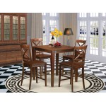 5 Pc Counter Height Dining Room Set-Pub Table And 4 Dinette Chairs