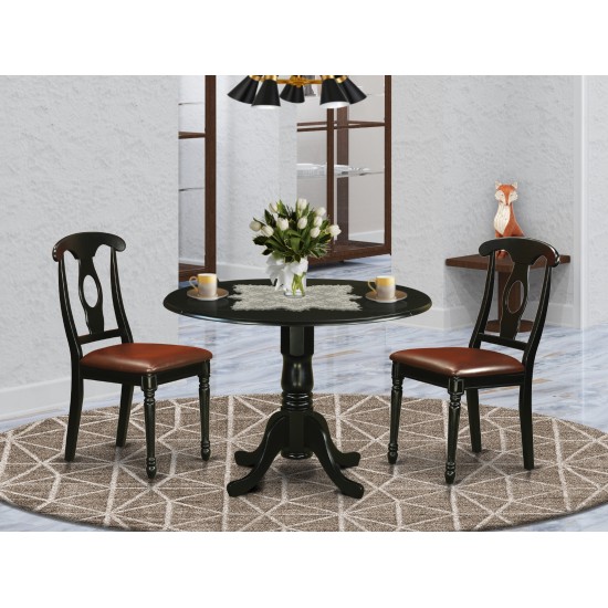 3 Pc Dining Room Set-Dinette Table And 2 Dinette Chairs