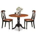 Dlke3-Bch-Lc 3 Pc Kitchen Table Set-Dining Table And 2 Kitchen Chairs