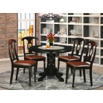 5 Pc Table Set For 4-Dining Table And 4 Dining Chairs