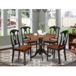 5 Pc Small Kitchen Table Set-Table And 4 Dinette Chairs