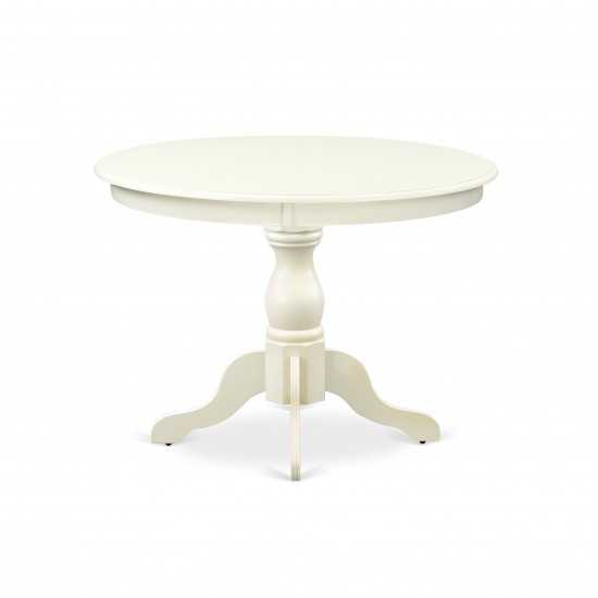 5 Pc Kitchen Set, Linen White Kitchen Table, 4 Linen White Dining Chairs, Napoleon Back, Linen White Finish