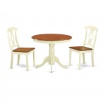 3 Pckitchen Nook Dining Set For 2-Dinette Table And 2 Kitchen Dining Chairs