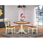 3 Pc Dining Set-Dining Table And 2 Dining Chairs