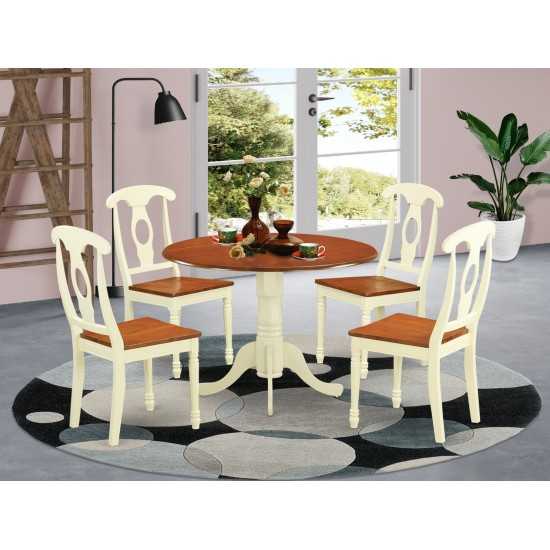 5 Pc Dining Set-Dining Table And 4 Dining Chairs