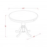 5 Pc Counter Height Table, Chair Set - High Top Table, 4 Kitchen Bar Stool.