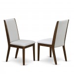 5Pc Dining Set, Round Table, 4 Chairs, Grey Chairs Seat, Rubber Wood Legs, Natural