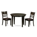 3 Pc Kitchen Table Set-Small Table And 2 Kitchen Chairs