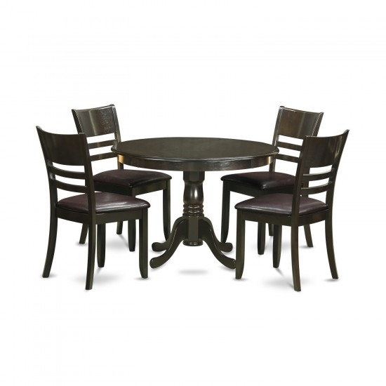 5 Pc Small Kitchen Table And Chairs Set-Dining Table And 4 Dinette Chairs