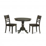 3 Pc Kitchen Table Set-Kitchen Dining Nook Plus 2 Dining Chairs